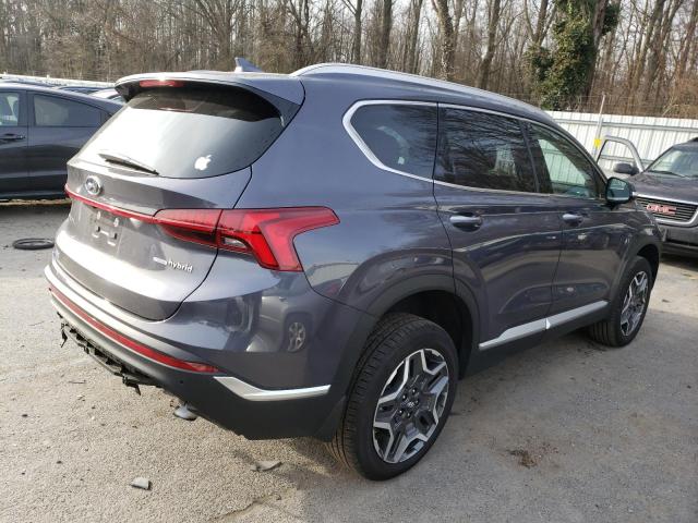 KM8S3DA1XNU039771 - 2022 HYUNDAI SANTA FE SEL PREMIUM GRAY photo 3