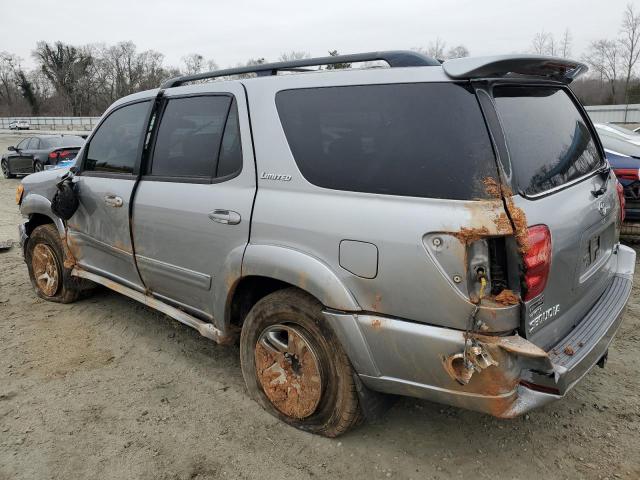 5TDZT38A54S211310 - 2004 TOYOTA SEQUOIA LIMITED SILVER photo 2