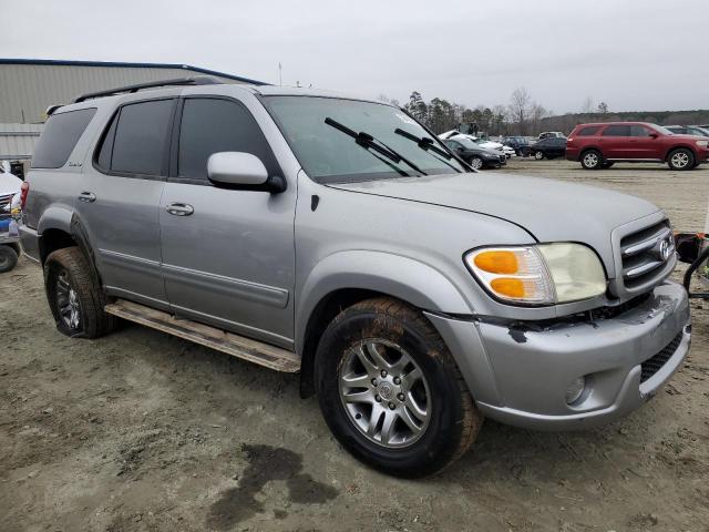 5TDZT38A54S211310 - 2004 TOYOTA SEQUOIA LIMITED SILVER photo 4