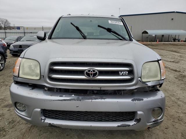 5TDZT38A54S211310 - 2004 TOYOTA SEQUOIA LIMITED SILVER photo 5