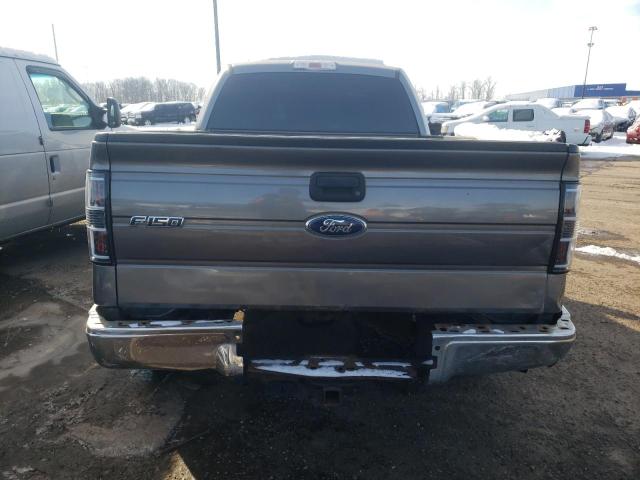 1FTFX1CTXDFB11370 - 2013 FORD F150 SUPER CAB SILVER photo 6