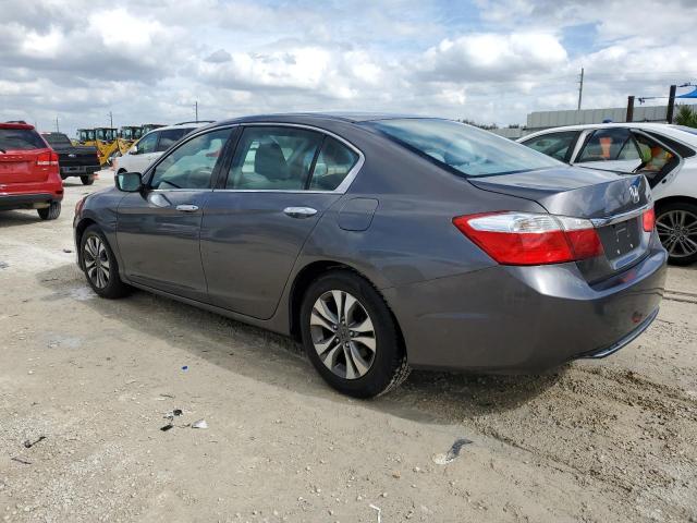 1HGCR2F35DA096774 - 2013 HONDA ACCORD LX GRAY photo 2