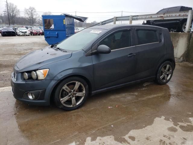 1G1JG6SB5D4132034 - 2013 CHEVROLET SONIC RS GRAY photo 1