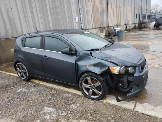 1G1JG6SB5D4132034 - 2013 CHEVROLET SONIC RS GRAY photo 4