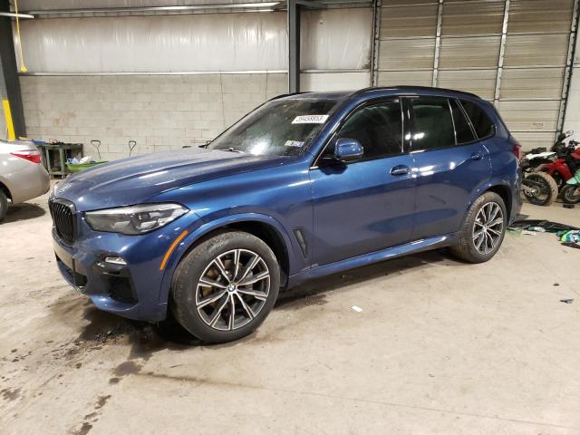 5UXCR6C08M9E96704 - 2021 BMW X5 XDRIVE40I BLUE photo 1