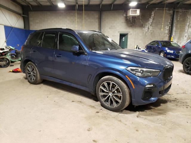 5UXCR6C08M9E96704 - 2021 BMW X5 XDRIVE40I BLUE photo 4