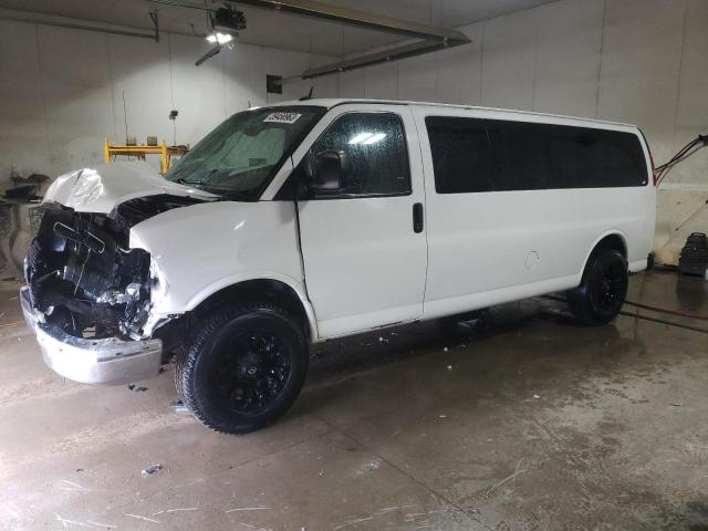 1GAZG1FG4E1147171 - 2014 CHEVROLET EXPRESS G3 LT WHITE photo 1