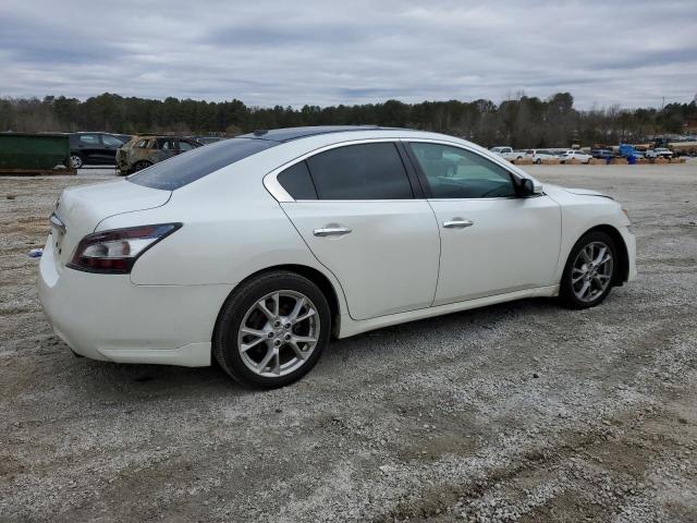 1N4AA5AP6EC448412 - 2014 NISSAN MAXIMA S WHITE photo 3