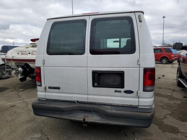 1FTNE1EW8DDA16360 - 2013 FORD ECONOLINE E150 VAN WHITE photo 6