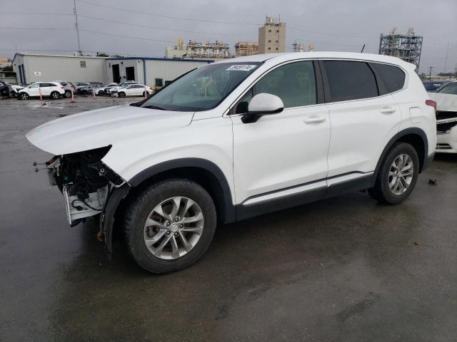 5NMS23AD9KH047147 - 2019 HYUNDAI SANTA FE SE WHITE photo 1