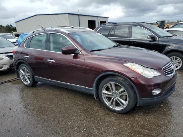 JN1AJ0HR1CM450258 - 2012 INFINITI EX35 BASE MAROON photo 4