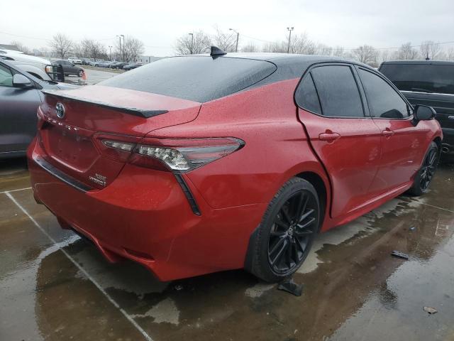 4T1K31AK9NU033127 - 2022 TOYOTA CAMRY XSE RED photo 3
