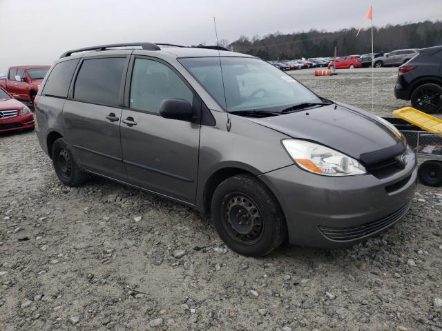 5TDZA23CX5S255913 - 2005 TOYOTA SIENNA CE GRAY photo 4