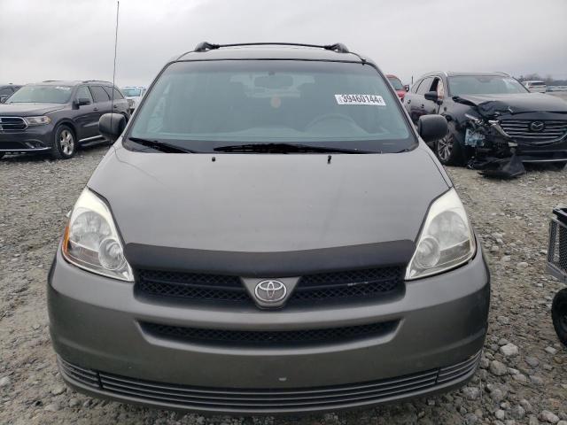 5TDZA23CX5S255913 - 2005 TOYOTA SIENNA CE GRAY photo 5