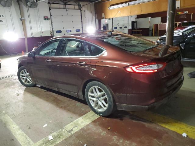 3FA6P0H77FR125034 - 2015 FORD FUSION SE BURGUNDY photo 2