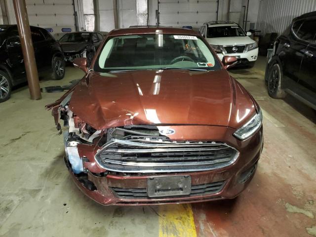 3FA6P0H77FR125034 - 2015 FORD FUSION SE BURGUNDY photo 5