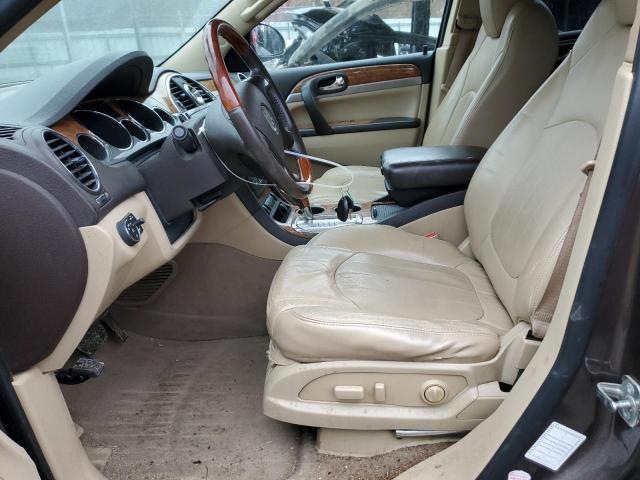 5GALVBED7AJ259667 - 2010 BUICK ENCLAVE CXL BROWN photo 7