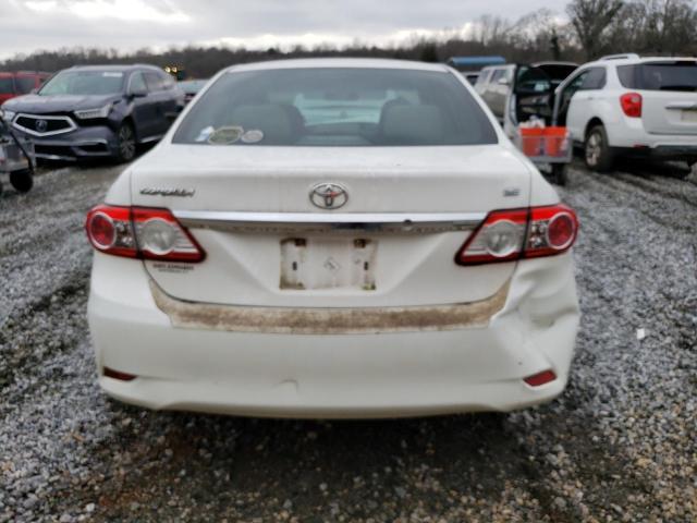 5YFBU4EEXDP101082 - 2013 TOYOTA COROLLA BASE WHITE photo 6