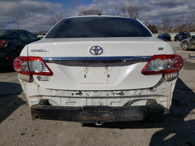 5YFBU4EEXDP190328 - 2013 TOYOTA COROLLA BASE WHITE photo 6