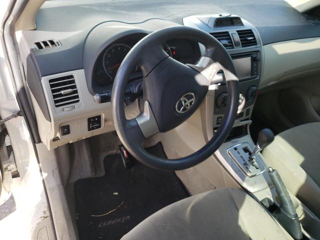 5YFBU4EEXDP190328 - 2013 TOYOTA COROLLA BASE WHITE photo 8
