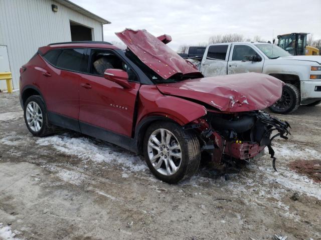 3GNKBHRS0KS613941 - 2019 CHEVROLET BLAZER 3LT BURGUNDY photo 4