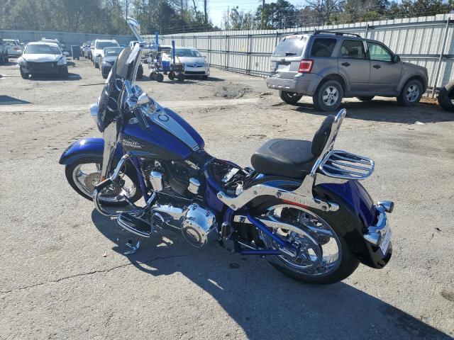 1HD1PY918BB958237 - 2011 HARLEY-DAVIDSON FLSTSE2 BLUE photo 3