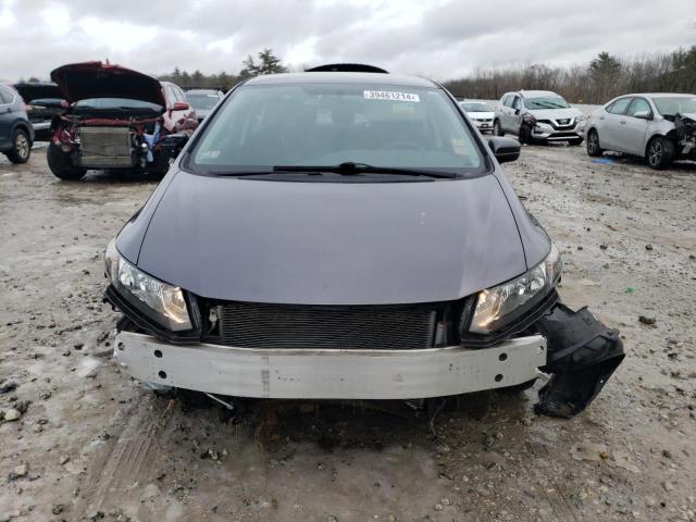 19XFB2F55FE281702 - 2015 HONDA CIVIC LX GRAY photo 5