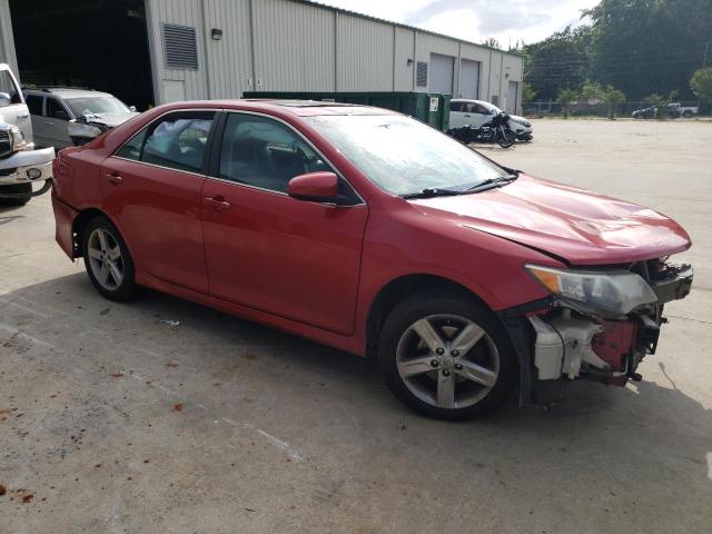 4T1BF1FK8EU789922 - 2014 TOYOTA CAMRY L RED photo 4