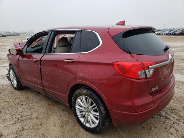 LRBFXBSA2JD024364 - 2018 BUICK ENVISION PREFERRED RED photo 2