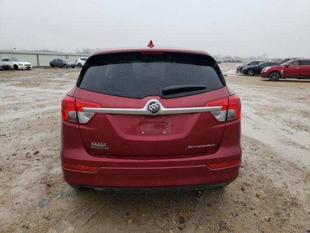 LRBFXBSA2JD024364 - 2018 BUICK ENVISION PREFERRED RED photo 6