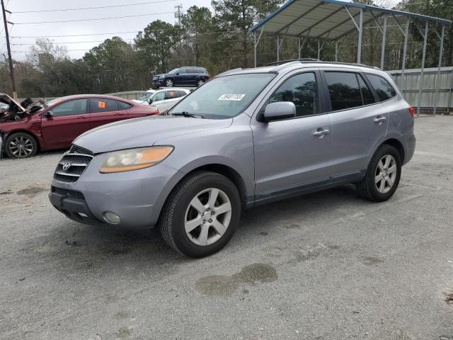 5NMSH13E58H146274 - 2008 HYUNDAI SANTA FE SE SILVER photo 1