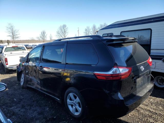 5TDKZ3DC1JS946630 - 2018 TOYOTA SIENNA LE BLACK photo 2