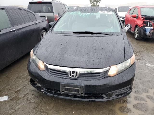 19XFB2F87CE336267 - 2012 HONDA CIVIC EX BLACK photo 5