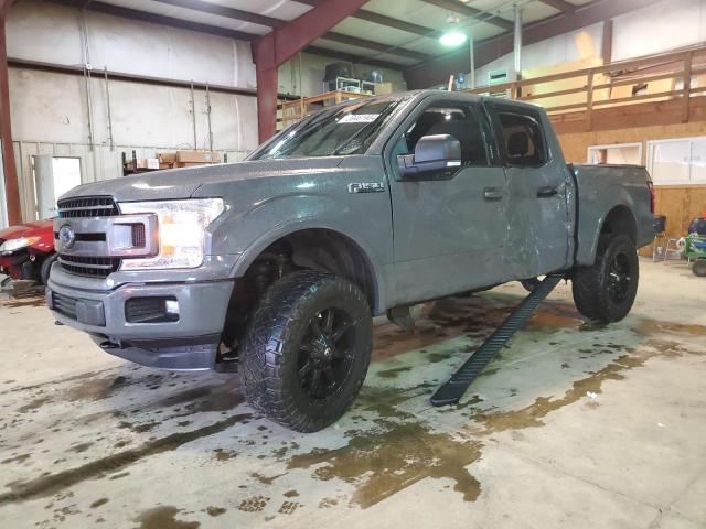 1FTEW1E57JFB49194 - 2018 FORD F150 SUPERCREW GRAY photo 1