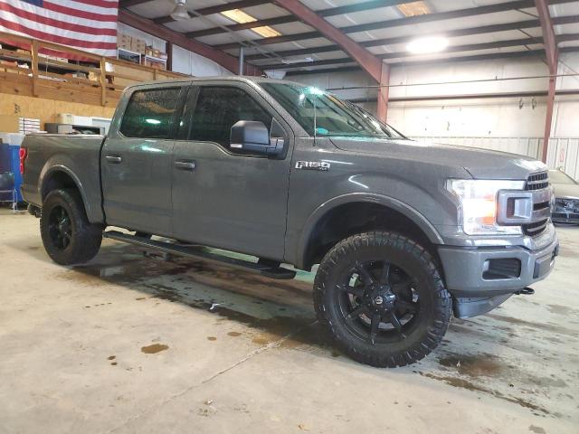1FTEW1E57JFB49194 - 2018 FORD F150 SUPERCREW GRAY photo 4