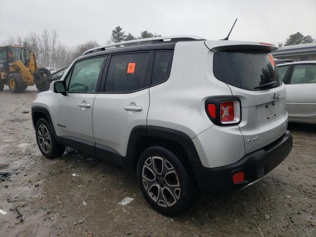 ZACCJBDT2FPB38586 - 2015 JEEP RENEGADE LIMITED SILVER photo 2