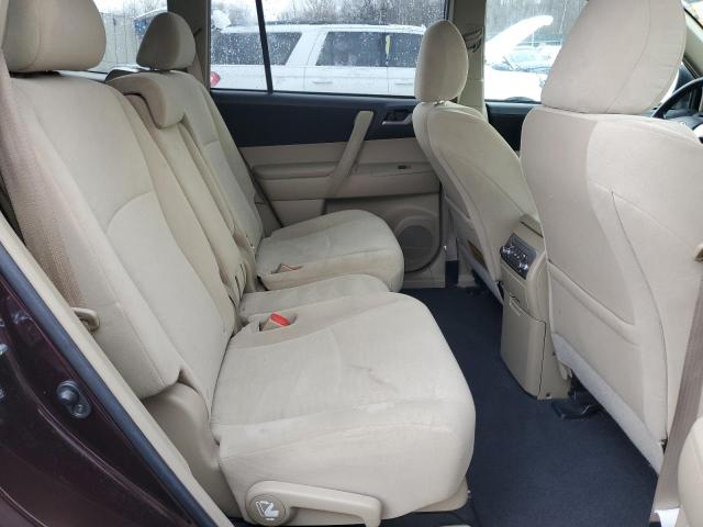 5TDZK3EH1CS075907 - 2012 TOYOTA HIGHLANDER BASE Марун фото 10