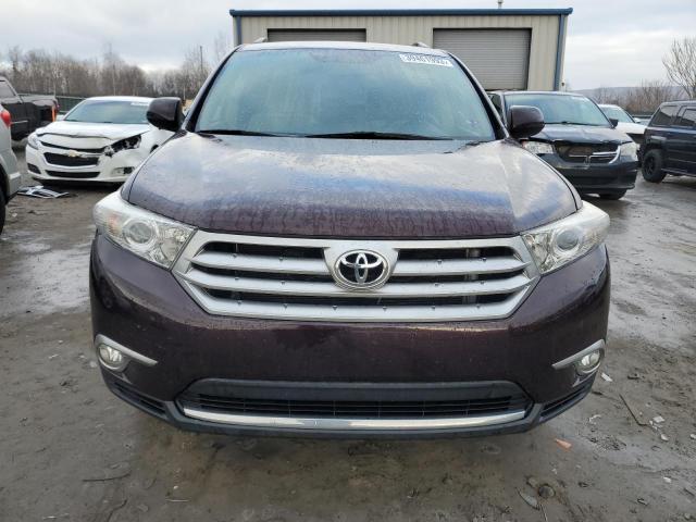 5TDZK3EH1CS075907 - 2012 TOYOTA HIGHLANDER BASE MAROON photo 5