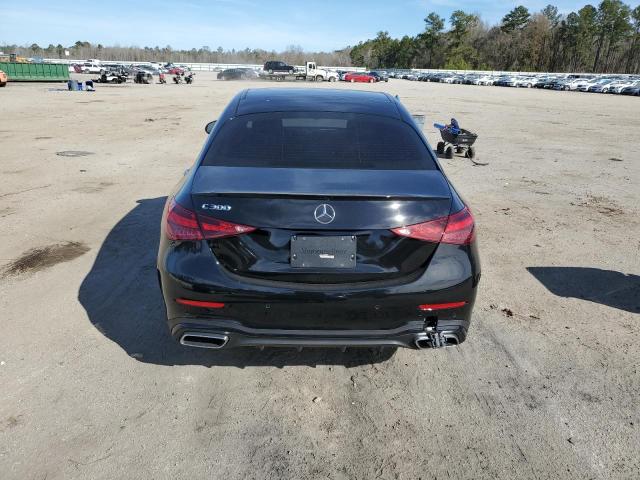 W1KAF4GB6PR140664 - 2023 MERCEDES-BENZ C 300 BLACK photo 6