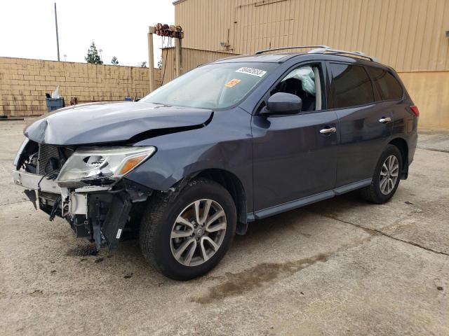 5N1AR2MN8DC648617 - 2013 NISSAN PATHFINDER S GRAY photo 1