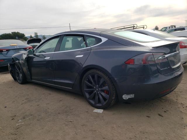 5YJSA1E47GF150867 - 2016 TESLA MODEL S Մոխրագույն լուսանկար 2
