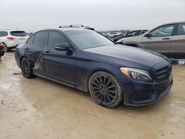 WDDWF4JB7JR412452 - 2018 MERCEDES-BENZ C 300 BLUE photo 4