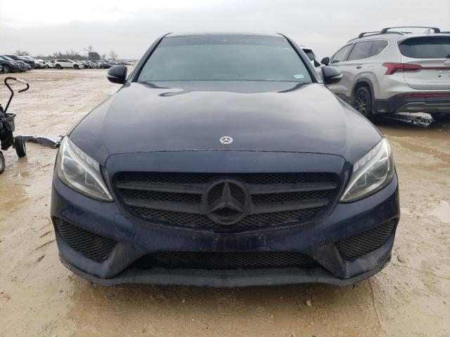 WDDWF4JB7JR412452 - 2018 MERCEDES-BENZ C 300 BLUE photo 5