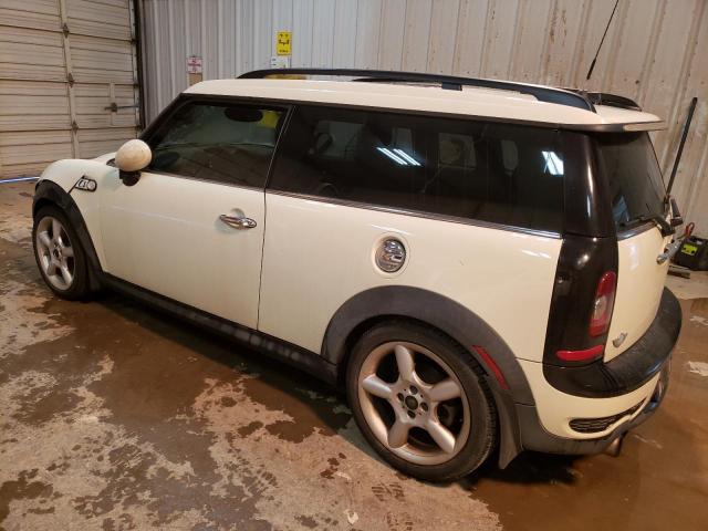 WMWMM33509TP89953 - 2009 MINI COOPER S CLUBMAN WHITE photo 2