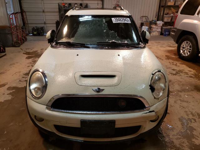 WMWMM33509TP89953 - 2009 MINI COOPER S CLUBMAN WHITE photo 5