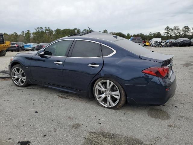 JN1BY1AP7KM505177 - 2019 INFINITI Q70 3.7 LUXE BLUE photo 2