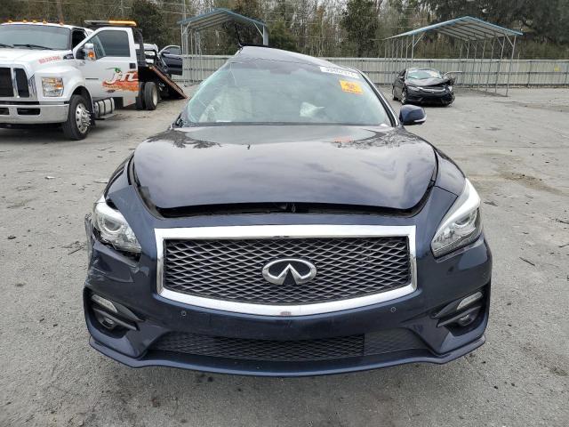 JN1BY1AP7KM505177 - 2019 INFINITI Q70 3.7 LUXE BLUE photo 5