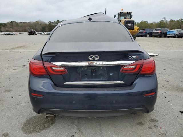 JN1BY1AP7KM505177 - 2019 INFINITI Q70 3.7 LUXE BLUE photo 6