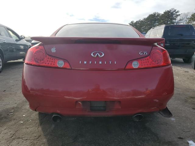 JNKCV54E05M405324 - 2005 INFINITI G35 RED photo 6