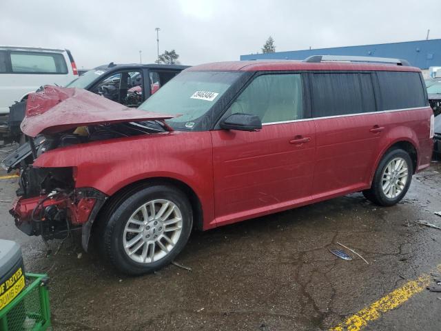 2FMHK6C84EBD02474 - 2014 FORD FLEX SEL RED photo 1